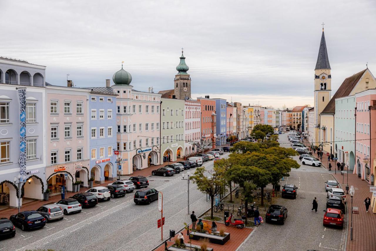 Highlight Am Stadtplatz Muehldorf - C4S Come4Stay - 2 Zimmer Wohnung I Bis Zu 5 Gaeste 외부 사진